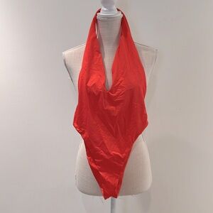 Inamorata one piece peachy orange bathing suit